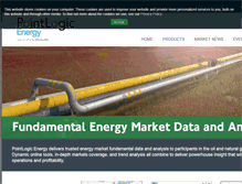 Tablet Screenshot of pointlogicenergy.com